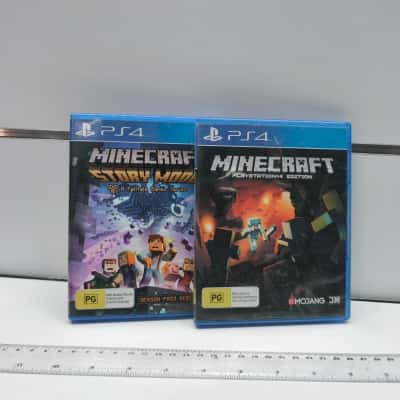Minecraft PS4 Game Lot Playstation 4 Edition & Story Mode Telltale Season Pass