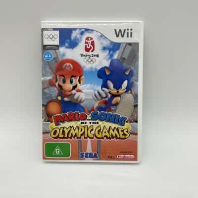 Mario And Sonic At The Olympic Games Wii Video Game [B#05]