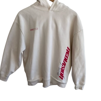Neovision Mens  Size S Hood Jacket Black  / Off White / Red 