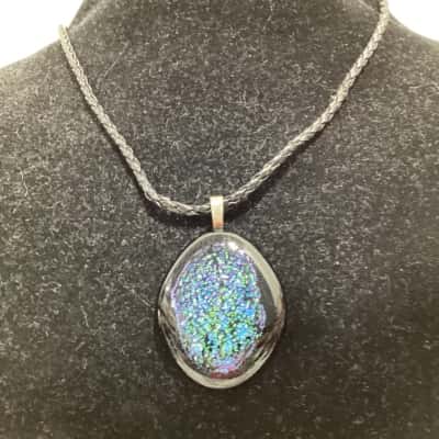  Womens Necklace Black  / Multicoloured 