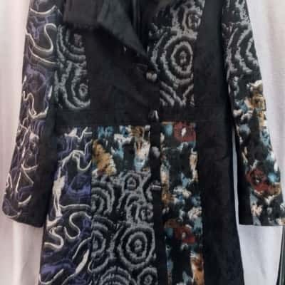 Caroline Morgan Womens  Size 12 Winter Jacket Multicoloured 