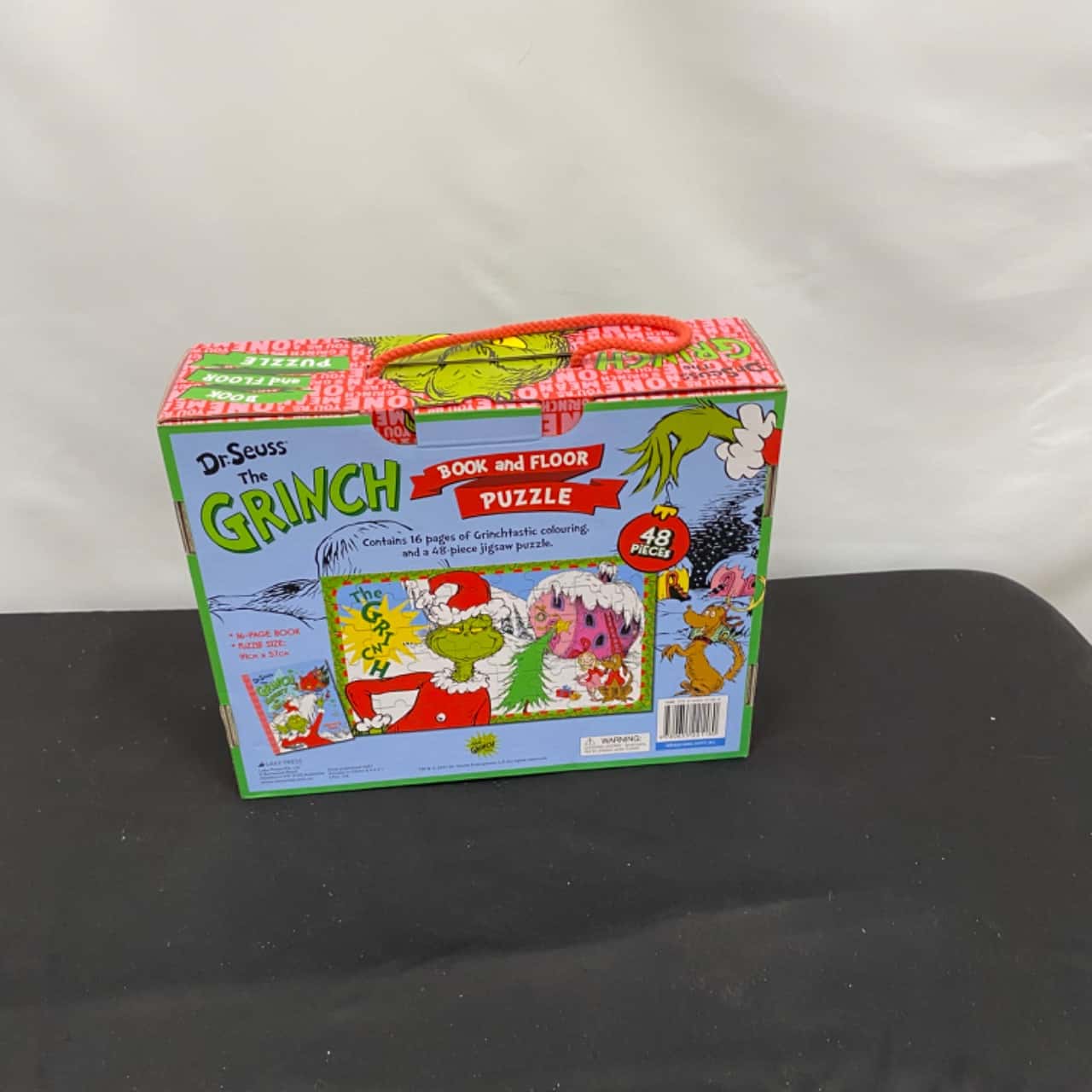 Dr. Seuss The Grinch”Book and Floor Puzzle”