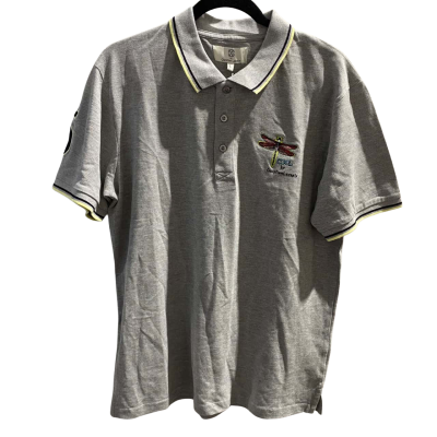 BNWT Christian Lacroix Mens  Size L Polo Shirt Grey 