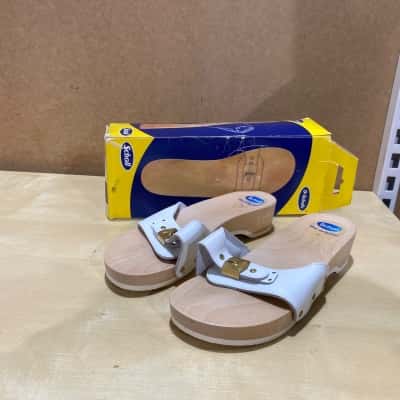 Scholl The Original Sandals Womens  Size 40 Brown / White 