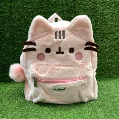 Pusheen 3D Pastel Pink Fluffy Backpack