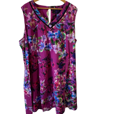 Taking Shape Womens Size 24 Floral Dress Floral Pattern 