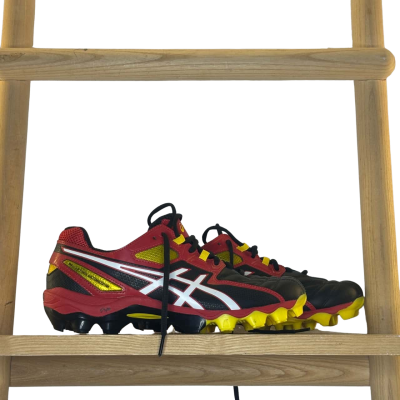 asics Men’s Football boots Size 8 Boots Black  / Red 