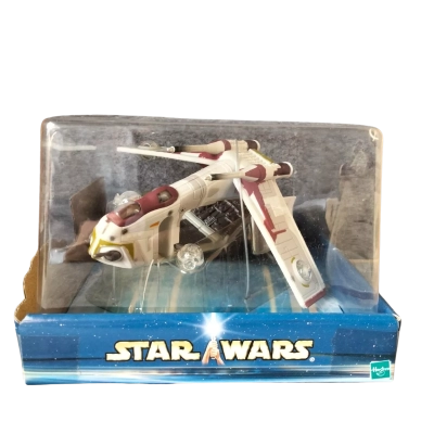 Star Wars Micro Machines Action Fleet Republic Gunship Hasbro New Sealed 2002 