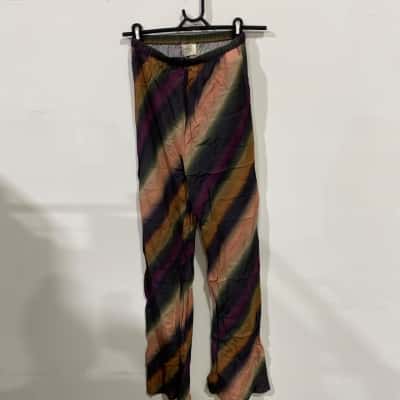 Dissh Lulu Ombré Bias Cut Pants Womens Size 6 Striped RRP$149.99