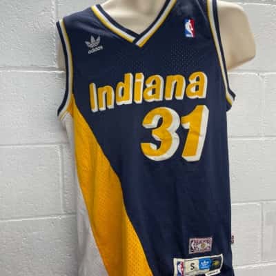 Adidas Mens  Size S Jersey Blue / White / Yellow 