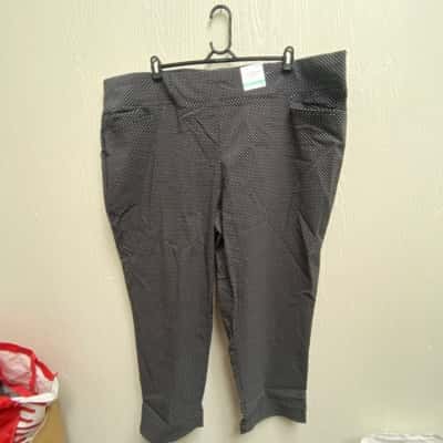 Autograph Womens  Size 28 Casual Pants Black  / Polka Dot / White 