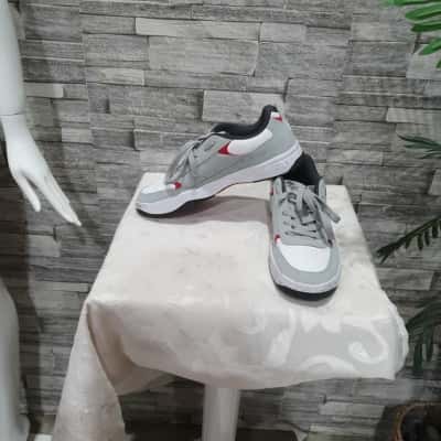 DC Shoes Mens  Size 14 USA Sneakers Grey / Red / White 