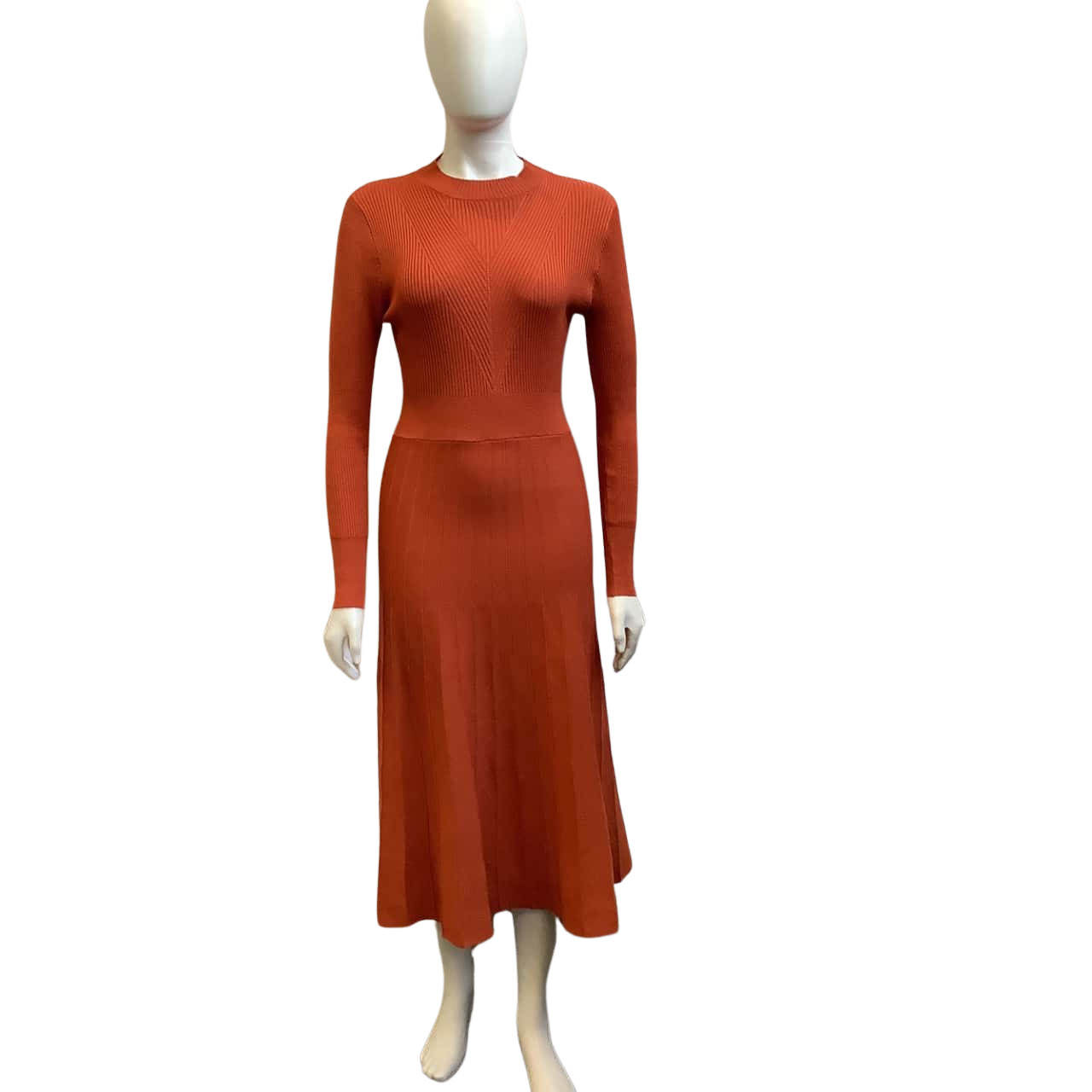 open lace back dress Shein Sxy Orange Shimmer Faux-Wrap Dress main image 1