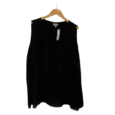 Suzannegrae Womens  Size 22 Singlet Top Black  