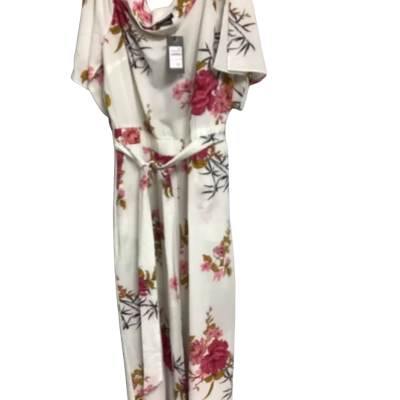 City Chic Womens  Size S Jumpsuit Floral 