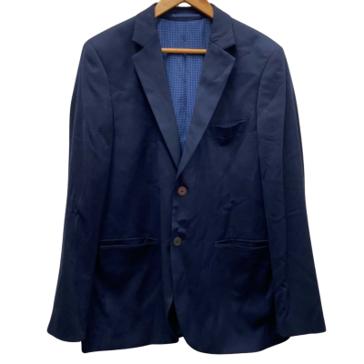 Gazman Mens  Size 42 Suit Jacket Navy Blue 