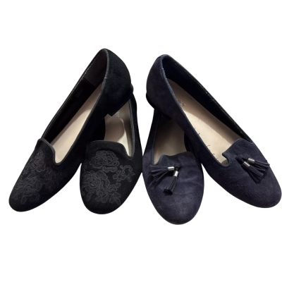 Sandler Women’s  Size 8.5 Flats x 2 pairs Black & Navy 