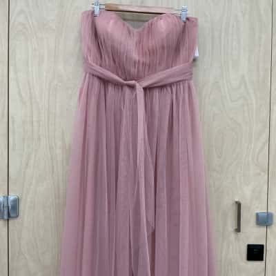 JJ's House Womens  Size 12 Formal Dress Pink  