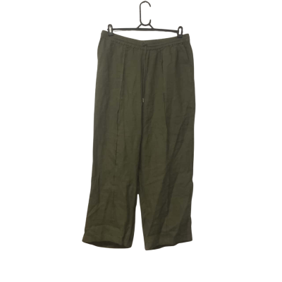 Women’s Piper Size 14 Linen Wide Leg Pants Green 