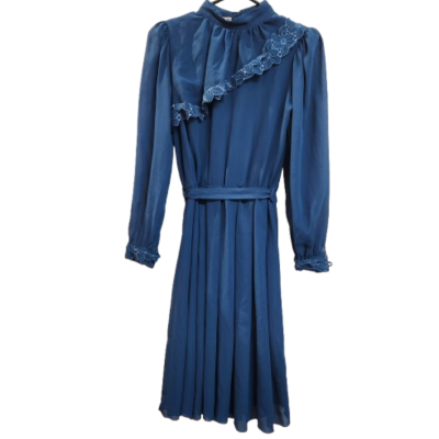 Nicole Creations Vintage Blue Womens Dress