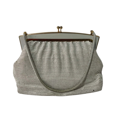 Vintage Glomesh Clutch White 