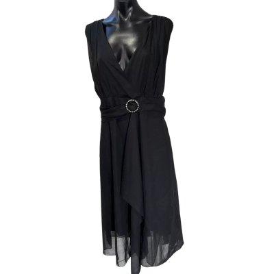  KIVALIN   Size 18 Cocktail Dress Black  