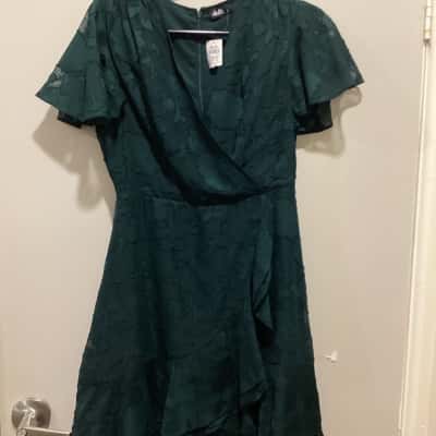 Dotti Womens Size 10 Green Dress