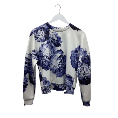 Lover Womens Size S-M Blue florals Jumper Blue