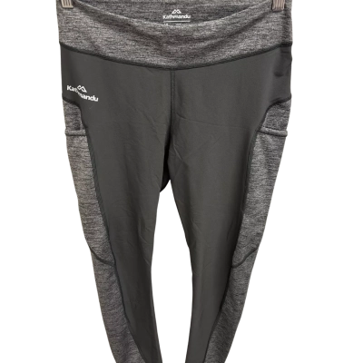 Kathmandu Women's  Size 10 Leggings Grey with pockets on each side 