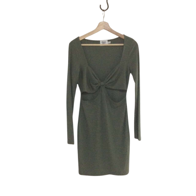 Princess Polly Women's Size 12 Long Sleeve Dress Green 