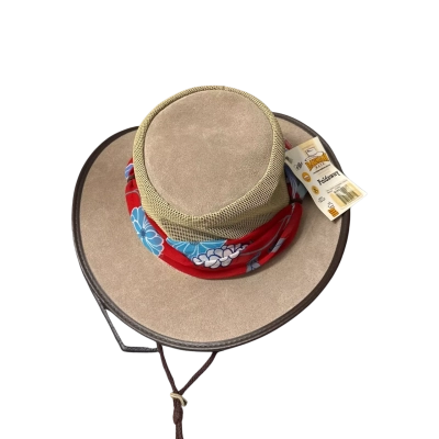 Barmah Mocca Women’s Foldaway Cooler hat - Size - XL
