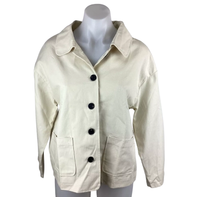 Budda Stone Button Up Jacket - Cream Size M