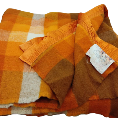 Vintage Onkaparinga Pure Wool Blanket Double Bed