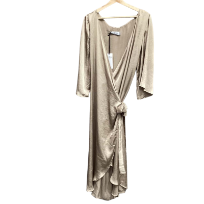 Carolina Womens Almond Wrap Dress  Size XL