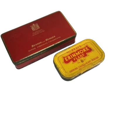 Vintage Cigarette Tins as pictured