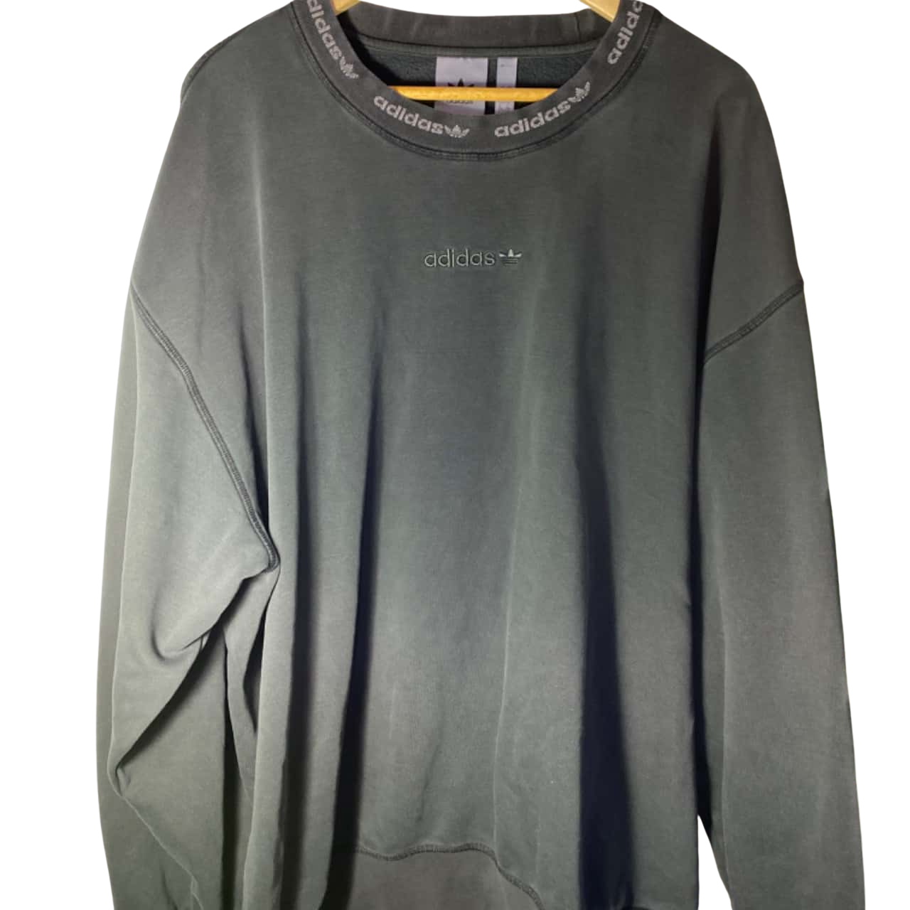 Adidas Mens Size XXL Oversized Jumper Black (s)