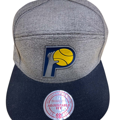 Mitchell & Ness Unisex Hat/Cap. Black  / Grey / Yellow 