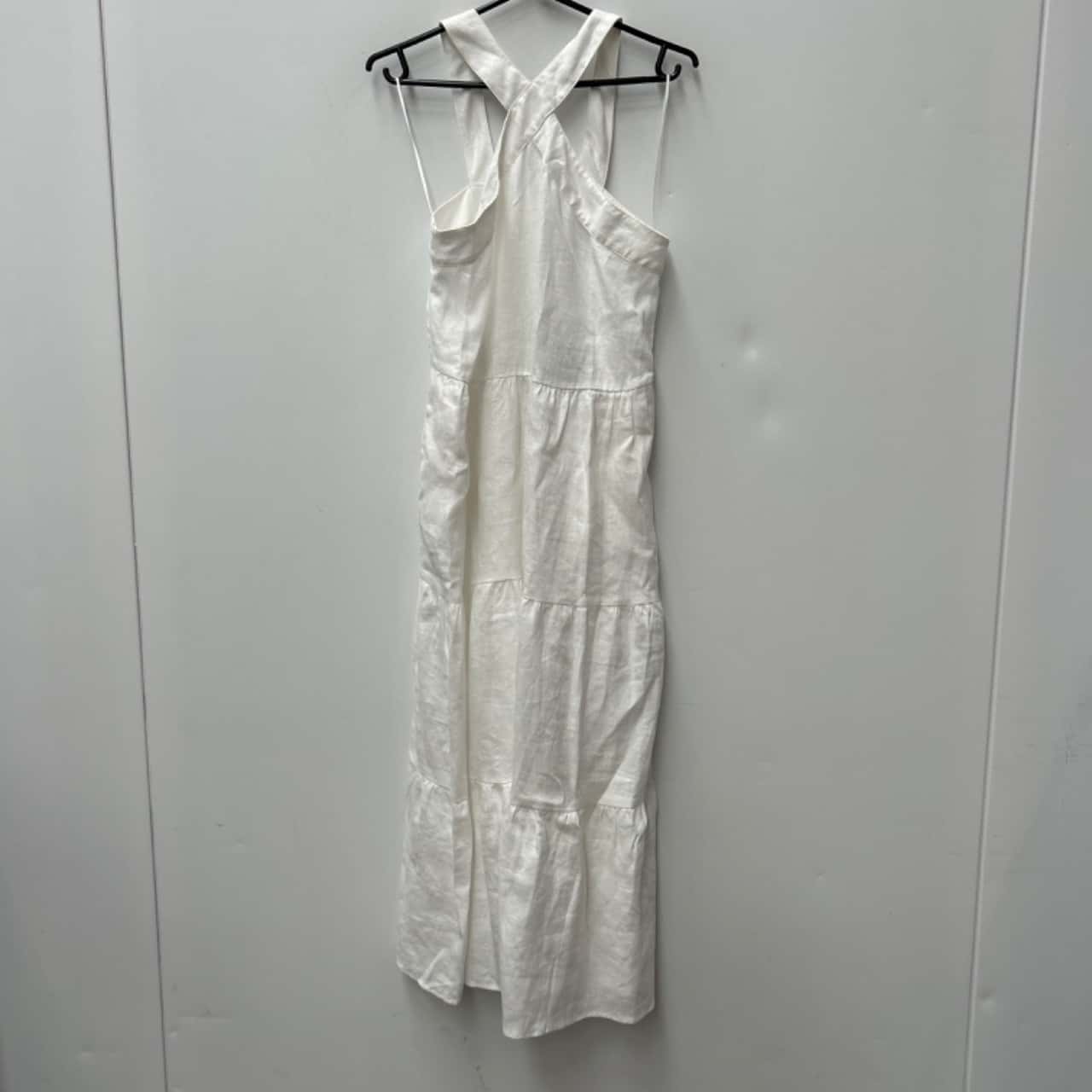 NEW - Witchery Linen Cross Maxi Dress - Size 10 - White (s) - New With Tags | Salvos Stores NEW - Witchery Linen Cross Maxi Dress - Size 10 - White (s) - New With Tags | Salvos Stores