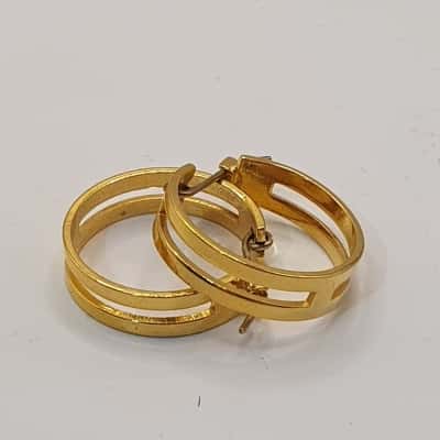  Womens Earrings Gold Coloured