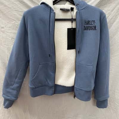 Harley Davidson Mens  Size XS Hoodie Blue 