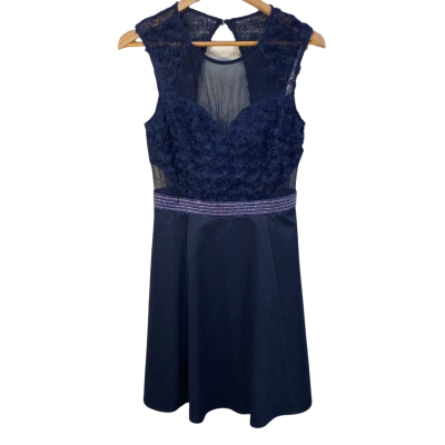 Lipsy Womens  Size 10 Sleeveless Dress  Blue 