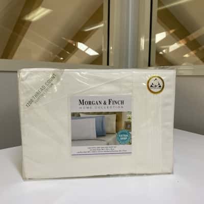 Morgan and finch Luxe extra deep king bed sheet set 