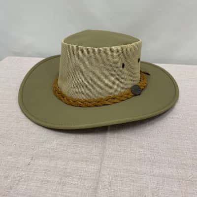 Barmah Australia Unisex Safari Hat Size M Khakish