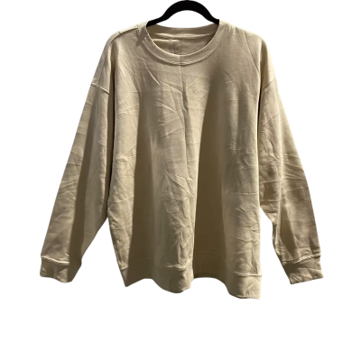 Boody Organic Bamboo Eco Wear Womens  Size XXL Sweatshirt Beige 