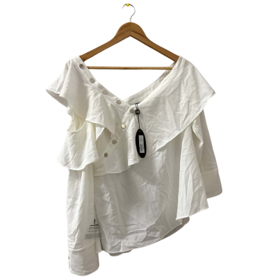 BNWT Bariano Australia Yarrow Press stud Top - Size 14 