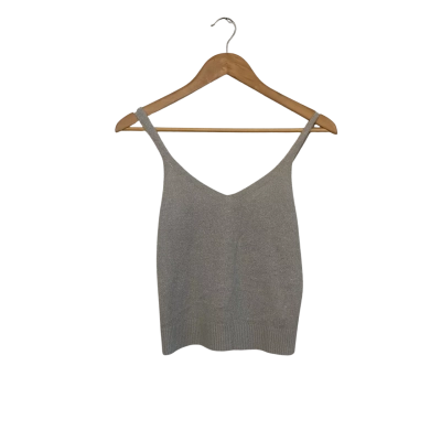 Decjuba Womens  Size XS Cami  Grey / Silver 