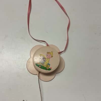 Vintage child’s lullaby pull string musical mobile