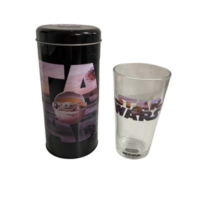 Star Wars Money Tin With Collector Glass