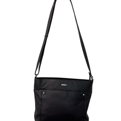 Joan Weisz Black  Cross Body Bag   