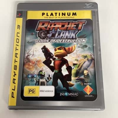 Ratchet & Clank, Tools Of Destruction Platinum edition PS3 
